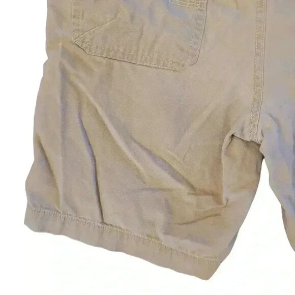 GH Bass Men's Ivory Cotton Zip Close Pockets Flat Front Shorts - Picture 10 of 12